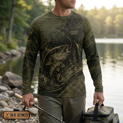 Predator Instinct Cast To Win Fishing Long Sleeve Shirt
