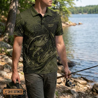 Predator Instinct Cast To Win Fishing Polo Shirt
