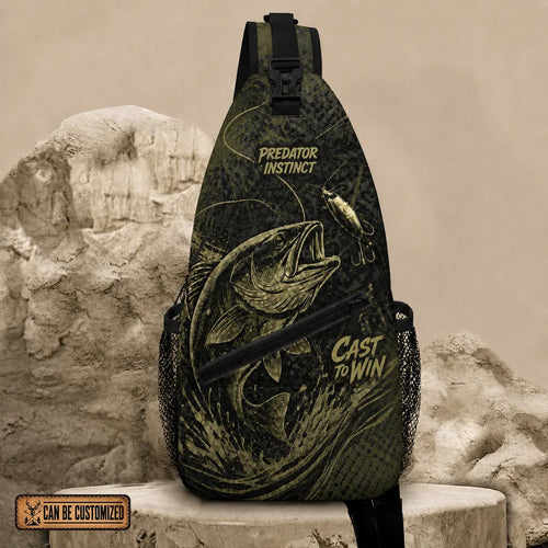 Predator Instinct Cast To Win Fishing Sling Bag