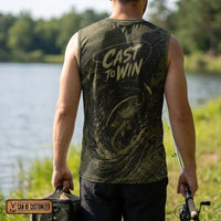 Predator Instinct Cast To Win Fishing Tank Top