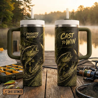 Predator Instinct Cast To Win Fishing Tumbler