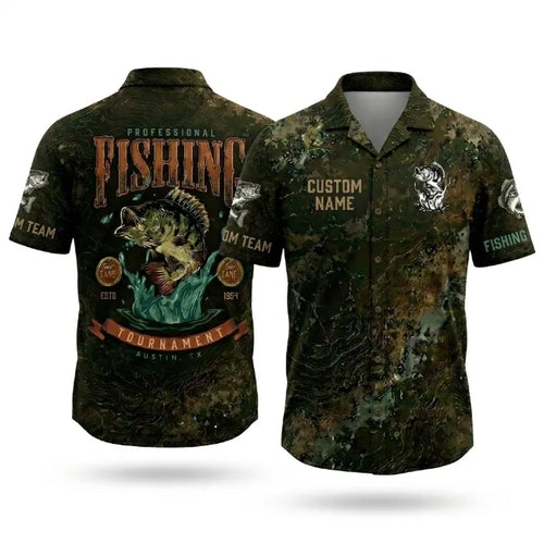 Professional Fishing Tournament Hawaiian Shirt