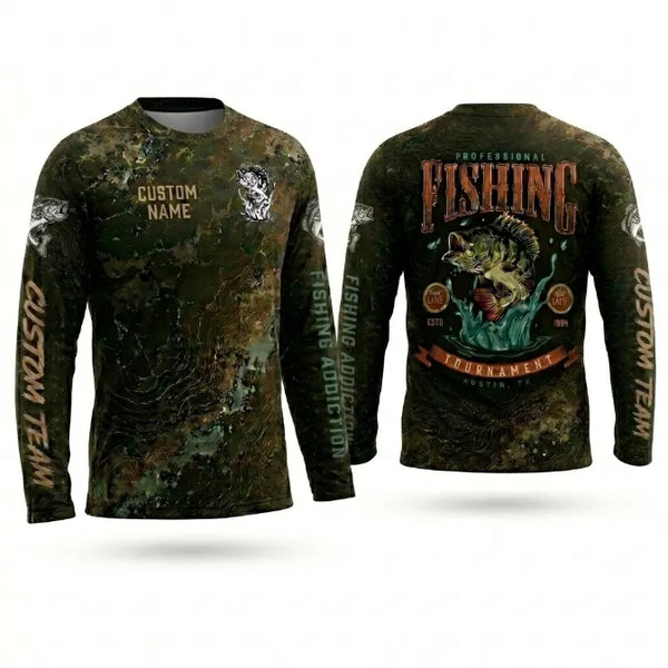 Professional Fishing Tournament Long Sleeve Shirt
