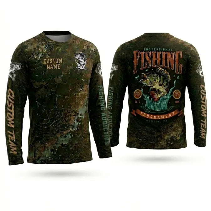 Professional Fishing Tournament Long Sleeve Shirt