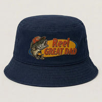 Reel Great Dad Embroidered Bucket Hat
