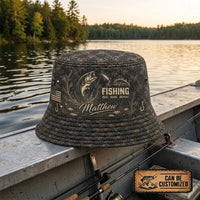 Reel Hook Repeat Fishing Bucket Hat