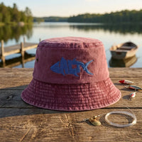 SALTY Fish Embroidered Bucket Hat