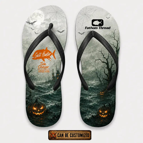 Salt Hunter Tide Chaser Halloween Flip Flops