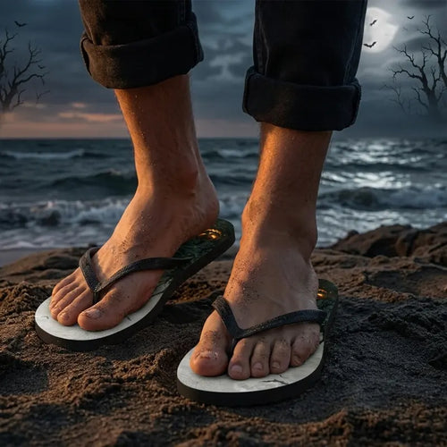 Salt Hunter Tide Chaser Halloween Flip Flops