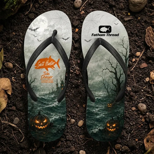 Salt Hunter Tide Chaser Halloween Flip Flops