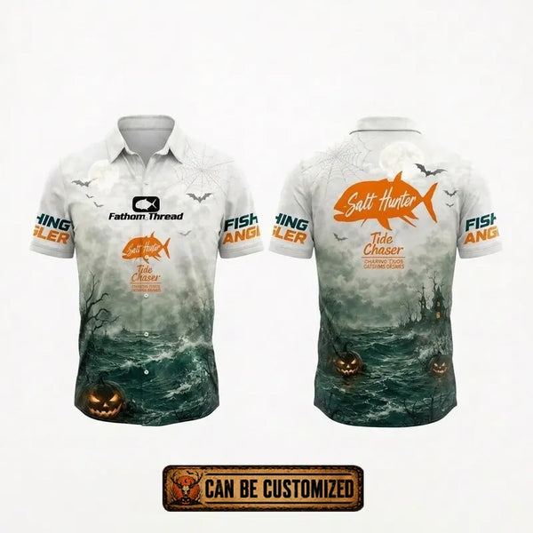 Salt Hunter Tide Chaser Halloween Hawaiian Shirt