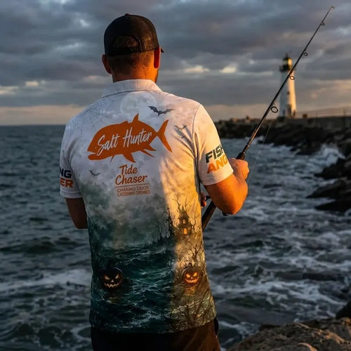 Salt Hunter Tide Chaser Halloween Polo Shirt