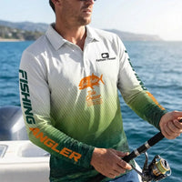Salt Hunter Tide Chaser Polo Long Sleeve Shirt