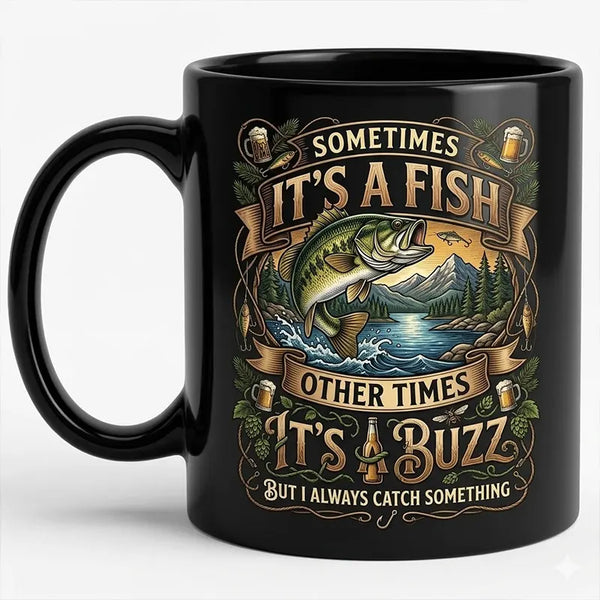 Sometimes I Always Catch Something Fishing Mug