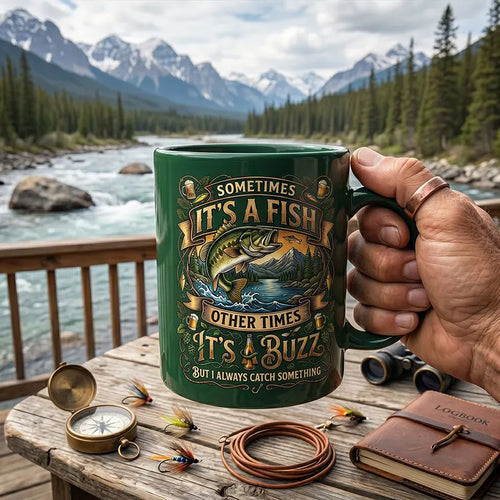 Sometimes I Always Catch Something Fishing Mug
