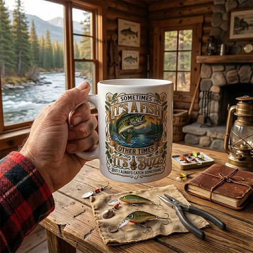 Sometimes I Always Catch Something Fishing Mug