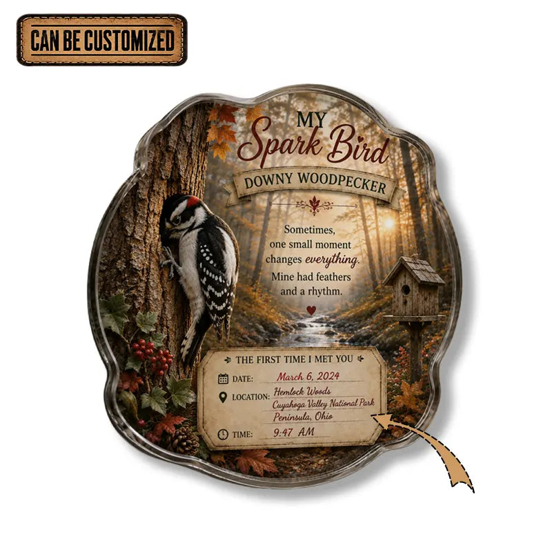 Spark Bird Personalized Acrylic Magnet 2026
