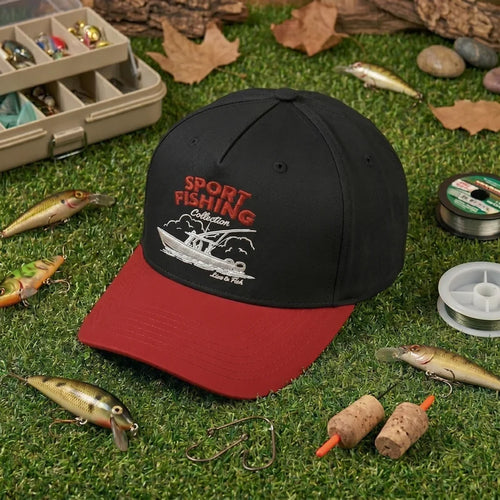 Sport Fishing Collection Embroidered Fishing Cap