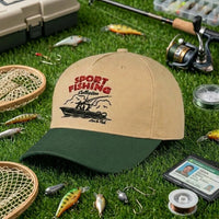 Sport Fishing Collection Embroidered Fishing Cap