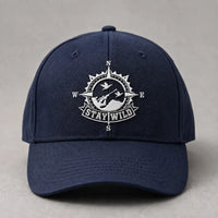 Stay Wild Compass Embroidered Cap