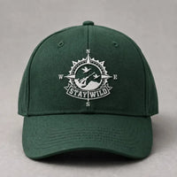 Stay Wild Compass Embroidered Cap