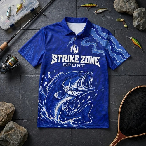 Strike Zone Sport Fishing Polo Shirt