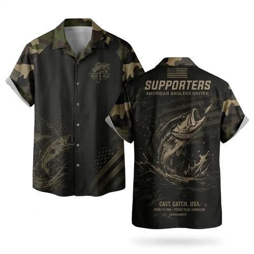 Supporters American Anglers United Hawaiian Shirt
