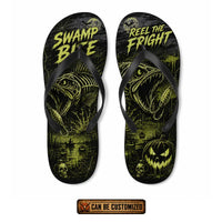 Swamp Bite Reel The Fright Halloween Flip Flops
