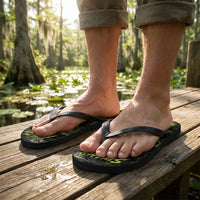 Swamp Bite Reel The Fright Halloween Flip Flops