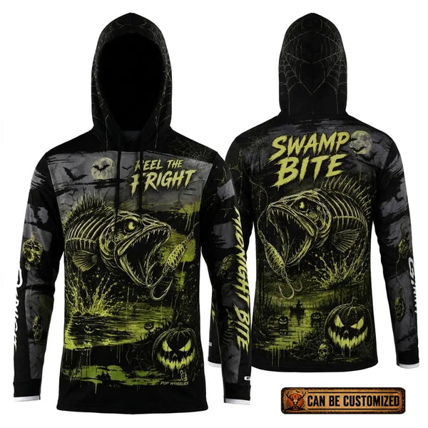 Swamp Bite Reel The Fright Halloween Hoodie 2026