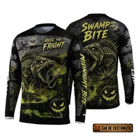 Swamp Bite Reel The Fright Halloween Long Sleeve Shirt