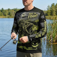 Swamp Bite Reel The Fright Halloween Long Sleeve Shirt