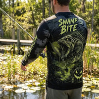 Swamp Bite Reel The Fright Halloween Long Sleeve Shirt