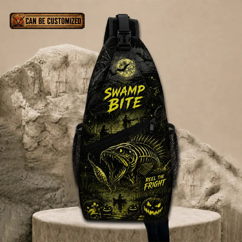 Swamp Bite Reel The Fright Halloween Sling Bag