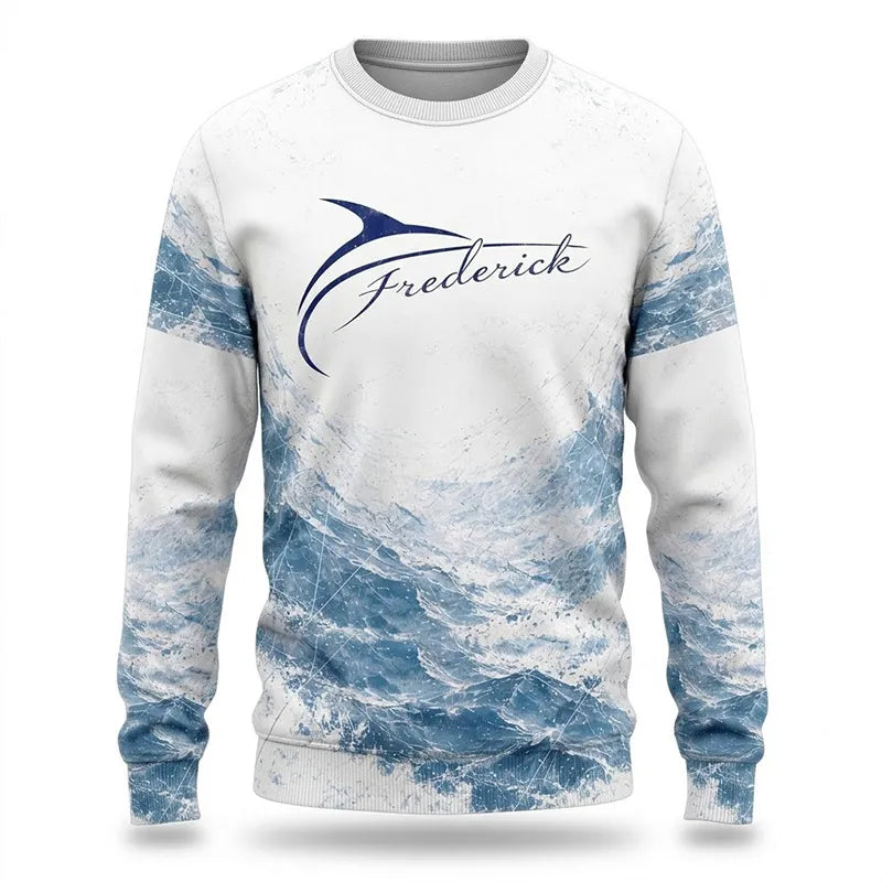Personalized Sailfish Fisherman Not Now I'm Going Fishing Sweater