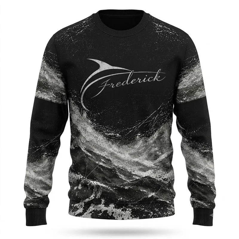 Personalized Sailfish Fisherman Not Now I'm Going Fishing Sweater