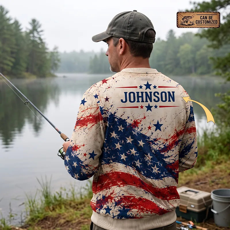 Personalized America 250 Years Of Freedom American Flag Sweater