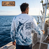 Chasing Better Days Just Keep On Fishing Sweater