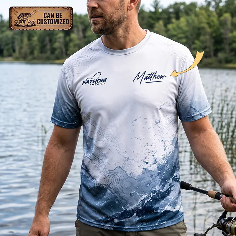 Personalized Sailfish Big Catch Fishing Adventure T-Shirt