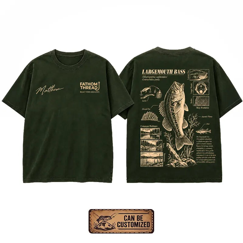 Largemouth Bass Fishing Vintage T-Shirt
