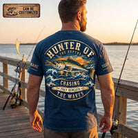 Personalized Bass Fishing Graphic T-Shirt