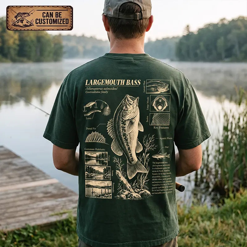 Largemouth Bass Fishing Vintage T-Shirt