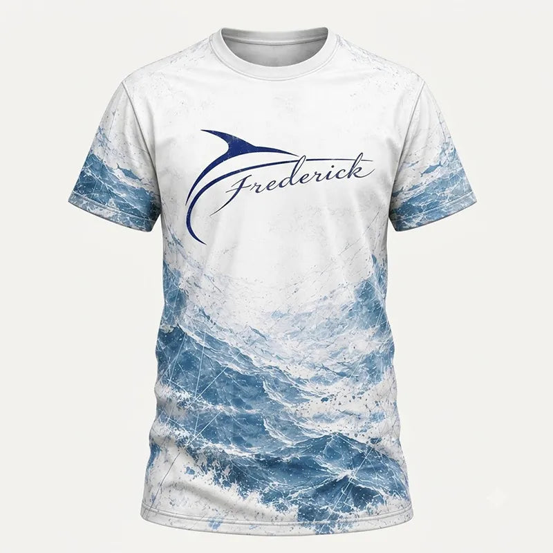 Personalized Sailfish Fisherman Not Now I'm Going Fishing T-Shirt