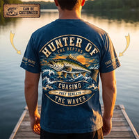 Personalized Bass Fishing Graphic T-Shirt