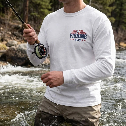 Personalized All-Star Fishing Vintage Long Sleeve Shirt
