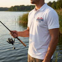 Personalized All-Star Fishing Vintage Polo Shirt