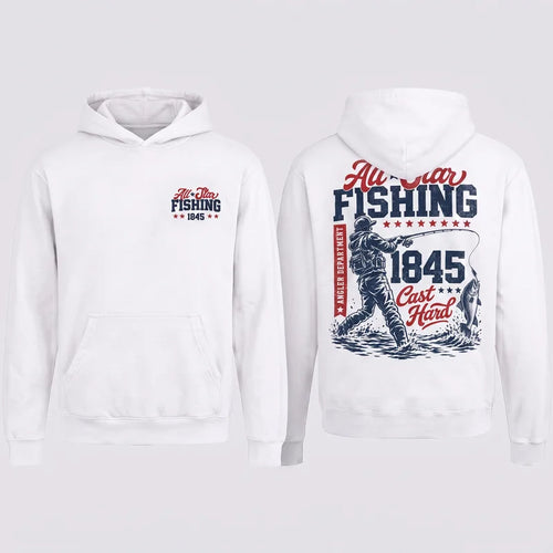 Personalized All-Star Fishing Vintage Hoodie