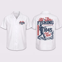 Personalized All-Star Fishing Vintage Hawaiian Shirt