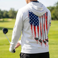 Personalized Stars Stripes & Fairways Golf Hoodie