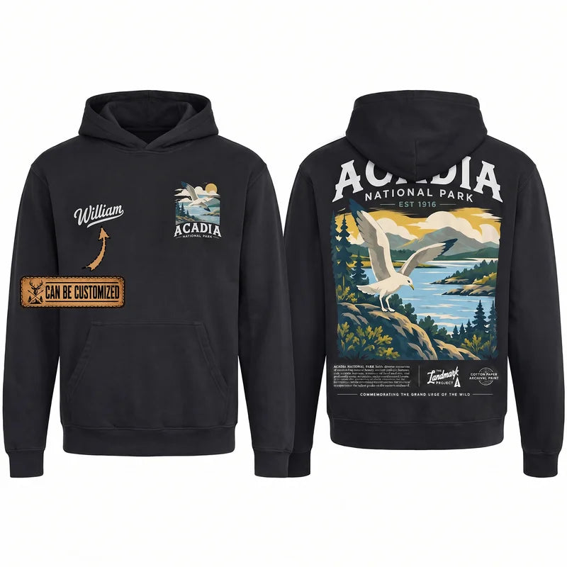 Personalized Acadia National Park Est 1916 Hoodie
